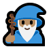 🧙🏽‍♂️ man mage: medium skin tone display on Windows